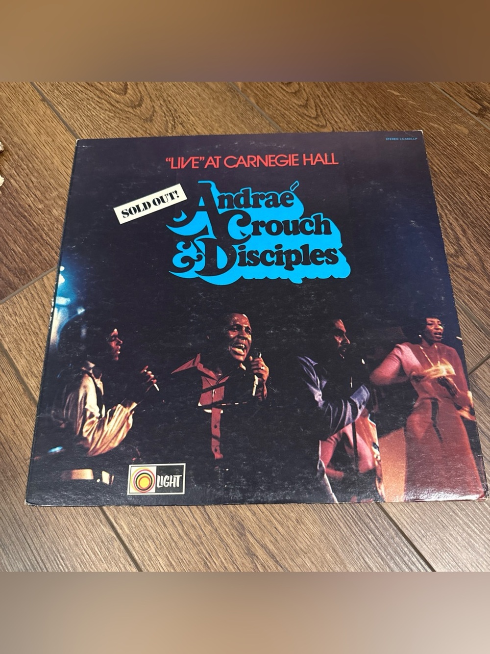 Andraé Crouch & Disciples "Live at Carnegie Hall" Vinyl, 1973, Record